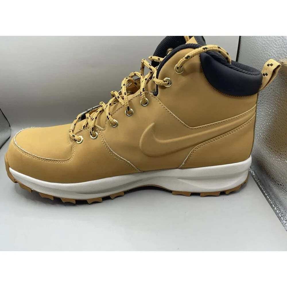 Nike Manoa Haystack Boots Mens 13 Tan Brown Yellow Work Rugged Trail 454350-700